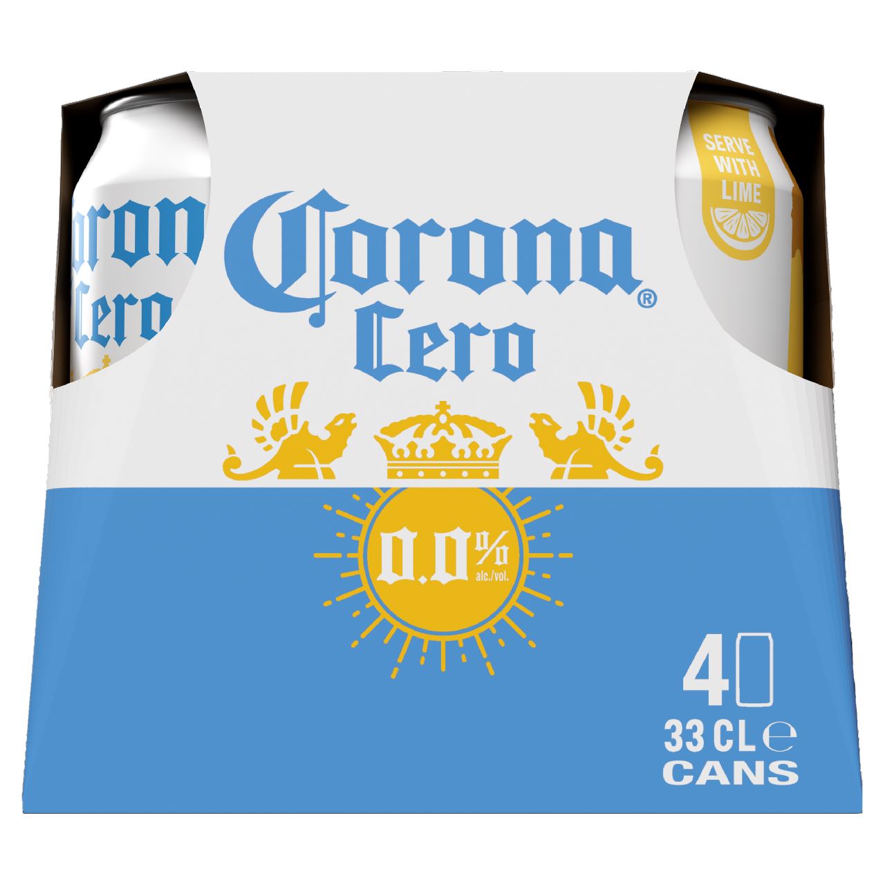 Corona 0.0 blik 4 x 33 cl