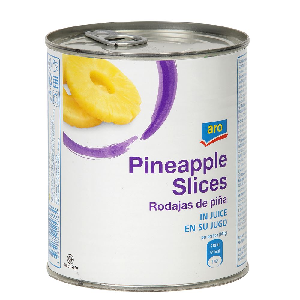 aro Ananasschijven in sap 580 ml