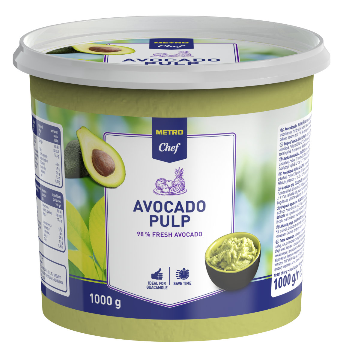 METRO Chef Avocadopulp vers 1 kg