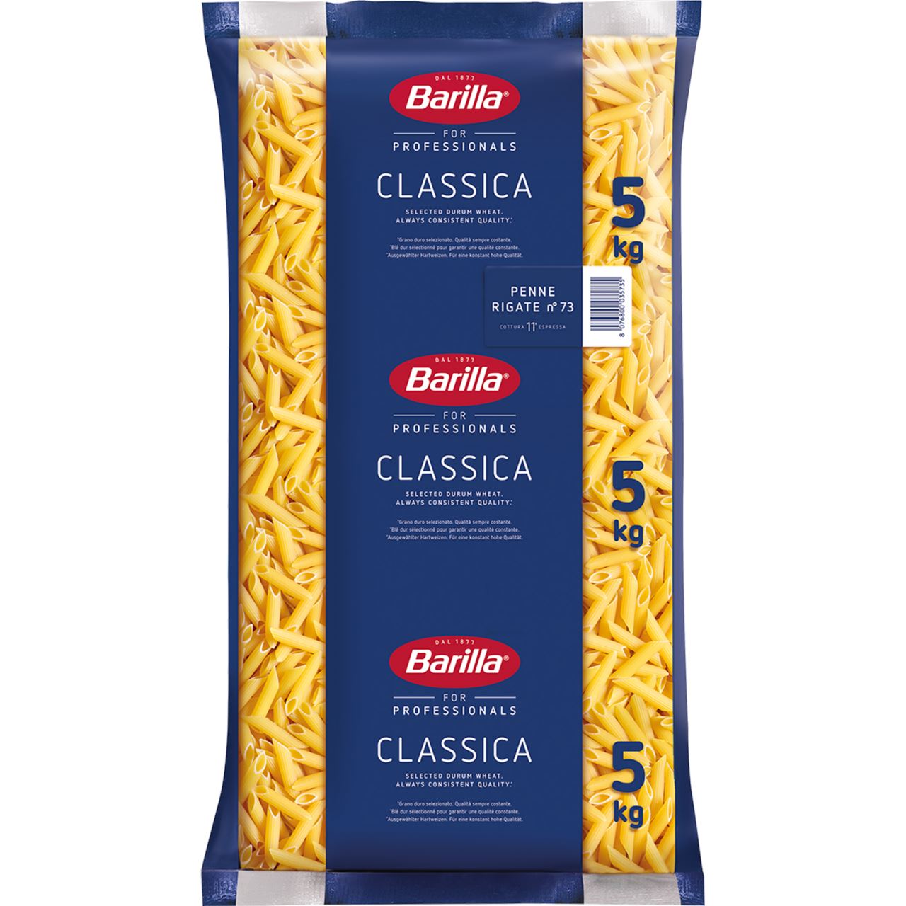 Barilla Classica Penne Rigate n° 73 3 x 5 kg