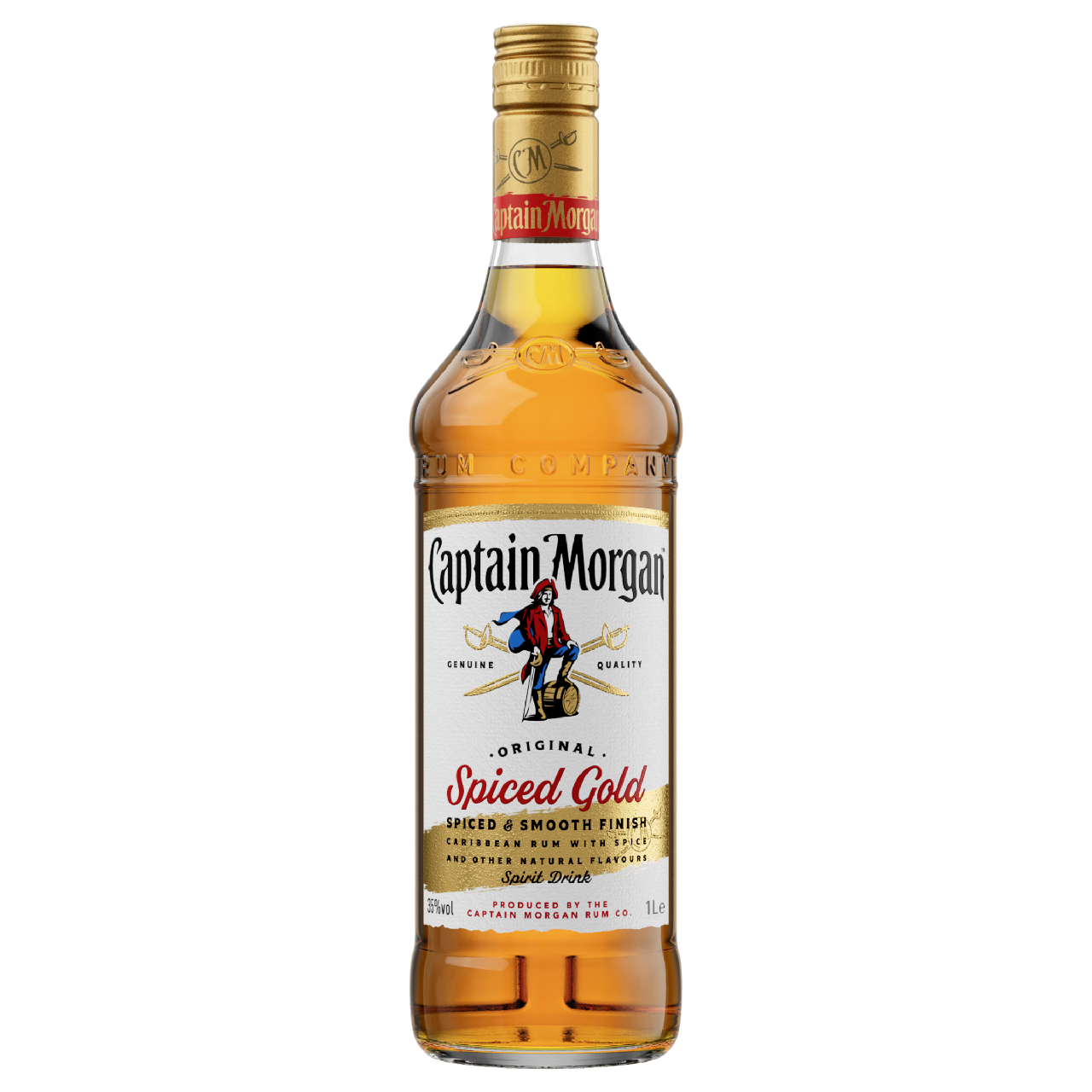 Captain Morgan Spiced Gold 1 l 35%