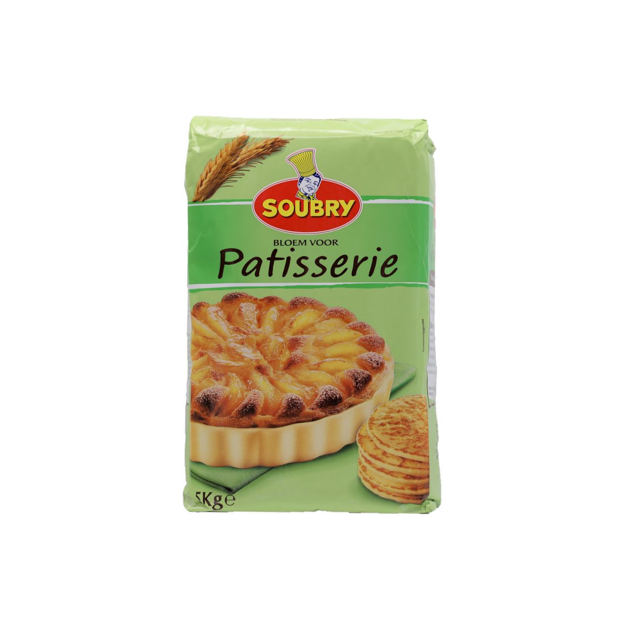 Soubry Tarwebloem voor patisserie 2 x 5 kg