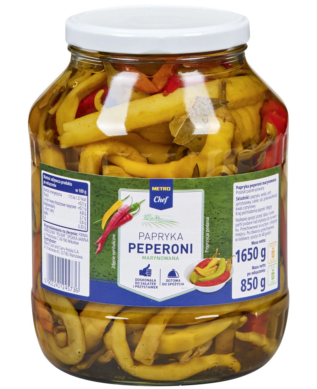 METRO Chef Papryka peperoni 1,65 kg