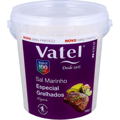 Sal Marinho Especial Grelhados Vatel 750g