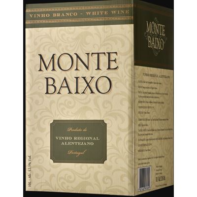 Vinho Branco Monte Baixo Alentejano Bag-in-Box 10L