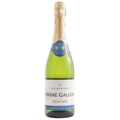 Espumante Branco André Gallois Meio Seco 75cl