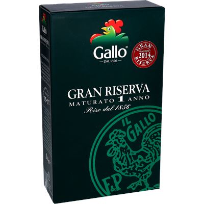 Arroz Carnaroli Gran Riserva Riso Gallo 1kg