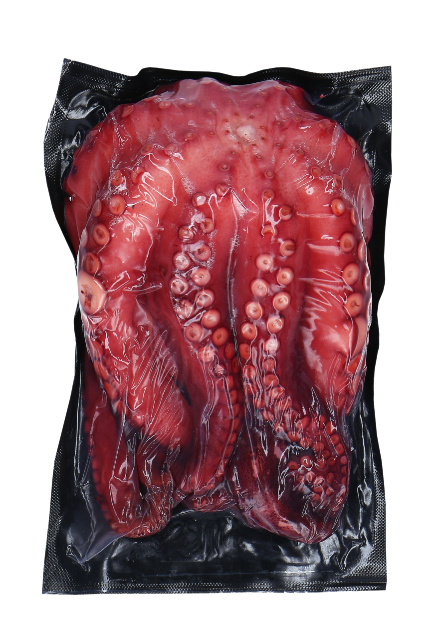 POLVO, Cozido, Pasteurizado, INTEIRO, de 1,2 a 1,8 kg, peso variável