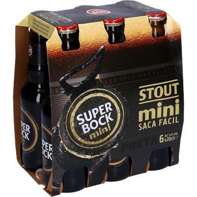 Cerveja Preta Super Bock Stout 20cl