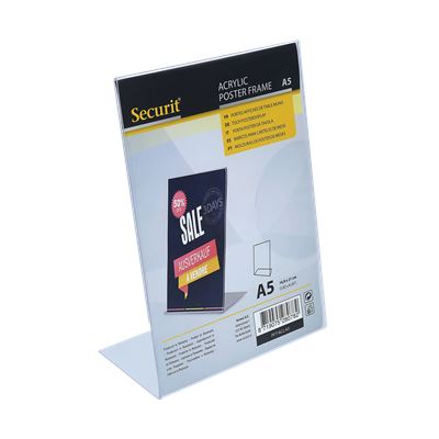 Expositor de Mesa Securit Acrílico em L A5