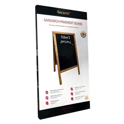 Quadro Sandwich Exterior Securit Madeira Teca Lacada 70x120 cm