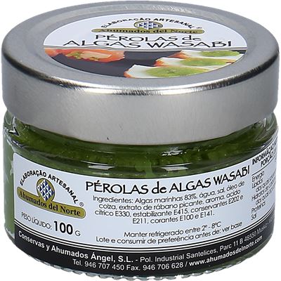 Pérolas de Wasabi Ahumados del Norte 100g