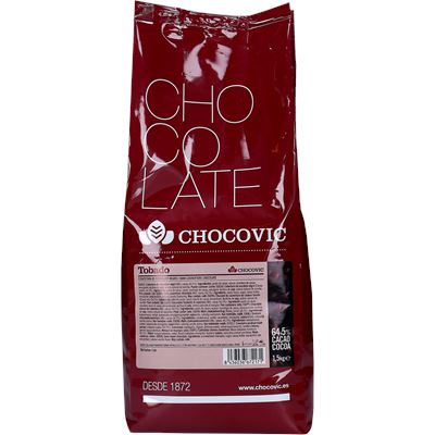 Chocolate Negro Chocovic 64,5% Cacau 1,5kg