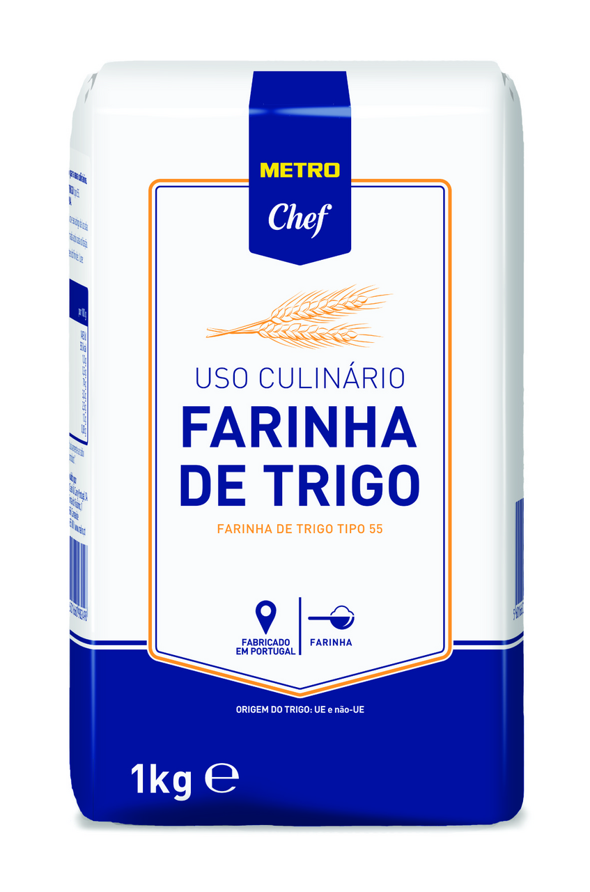 METRO Chef Farinha T55 1Kg X 10 Un