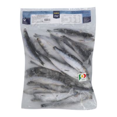 Sardinha Nacional Congelada METRO Chef 20/28 Unidades 2kg