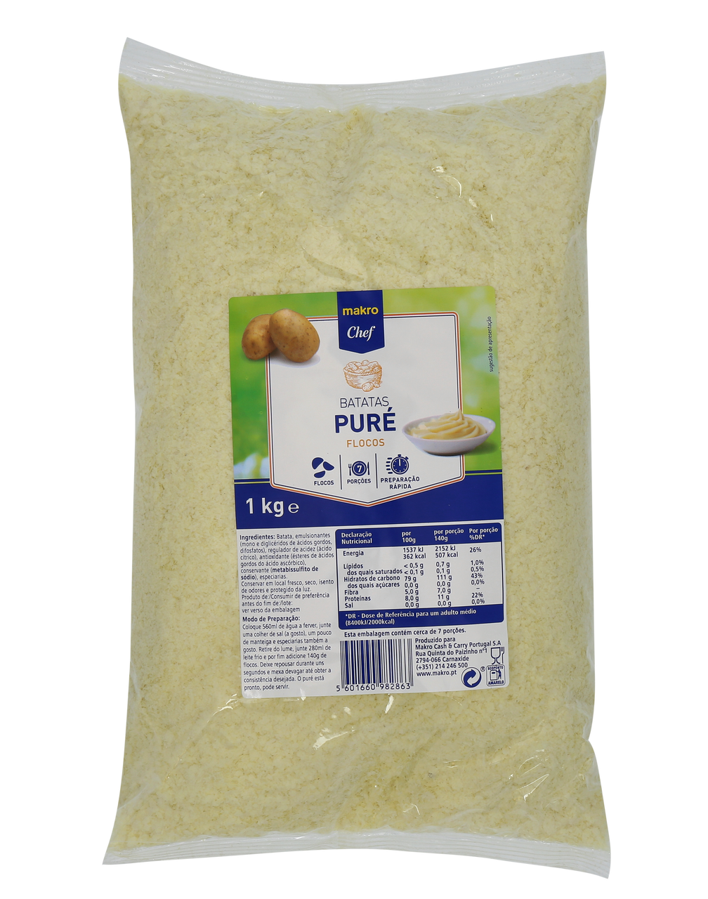 METRO Chef Puré Batata Com Flocos 1 Kg