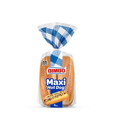 Pão para Cachorro-Quente Bimbo Maxi 320g