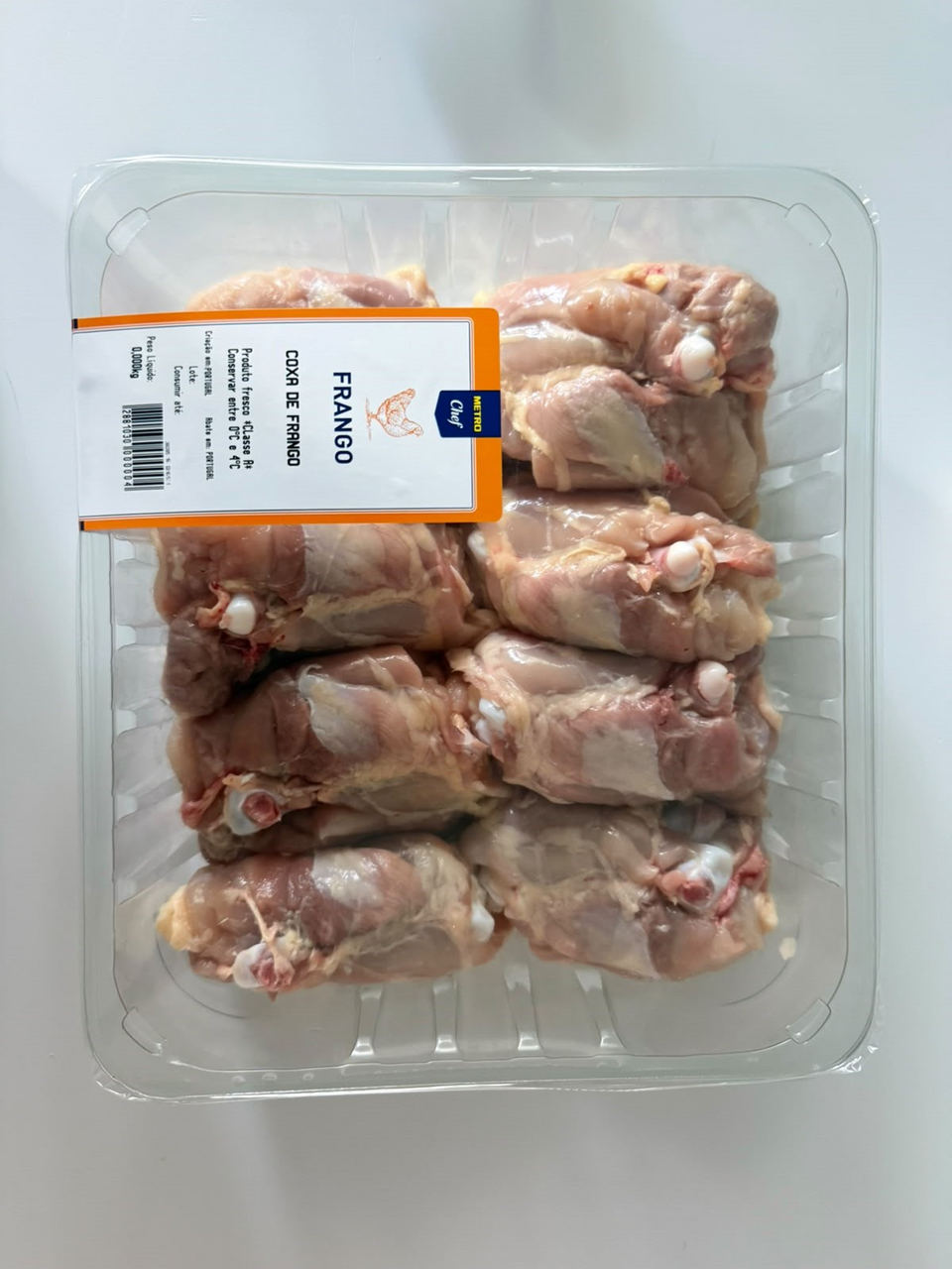 Coxa Frango Nacional Formato Industrial Cuvete Fresco