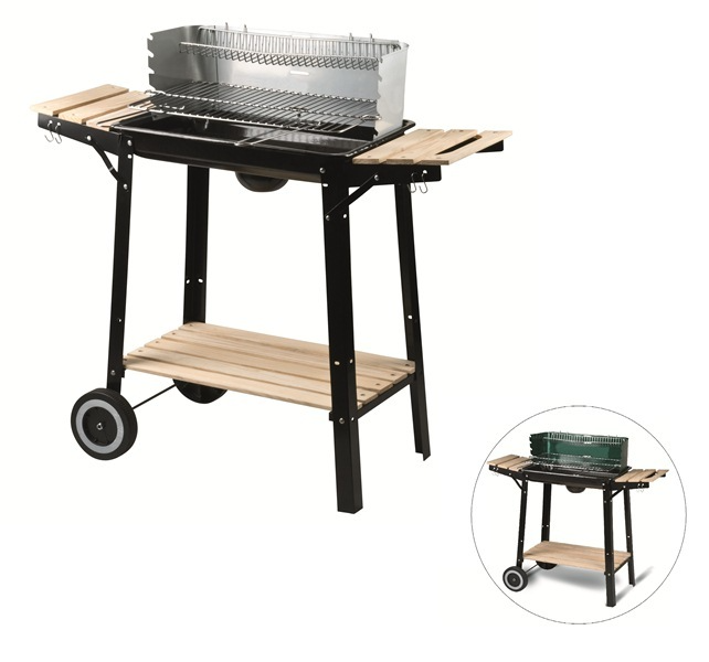 aro Churrasqueira Retangular Trolley