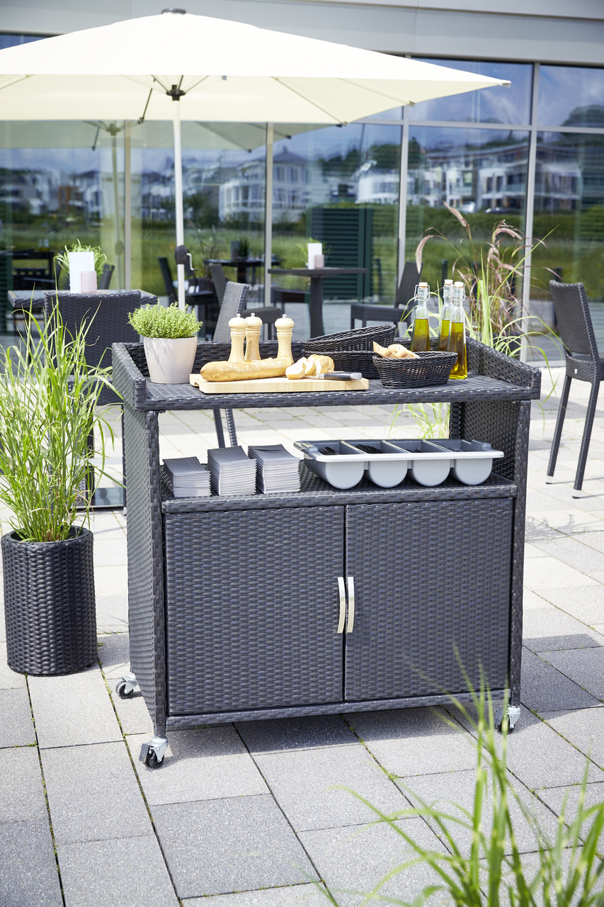 METRO PROFESSIONAL Movel Rattan Para Arrumaçao Retangular