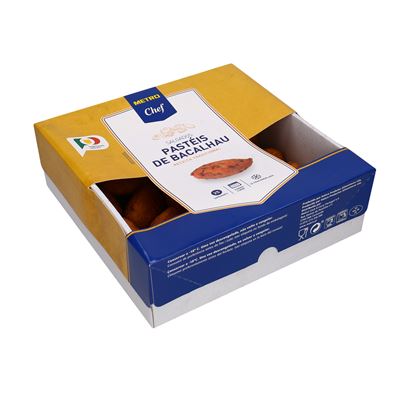 Pastéis de Bacalhau METRO Chef para Forno 25 Unidades 1kg