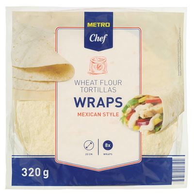 Tortilla Wrap METRO Chef 20cm 8un