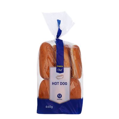 Pão para Cachorro-Quente METRO Chef 12 un. 660g