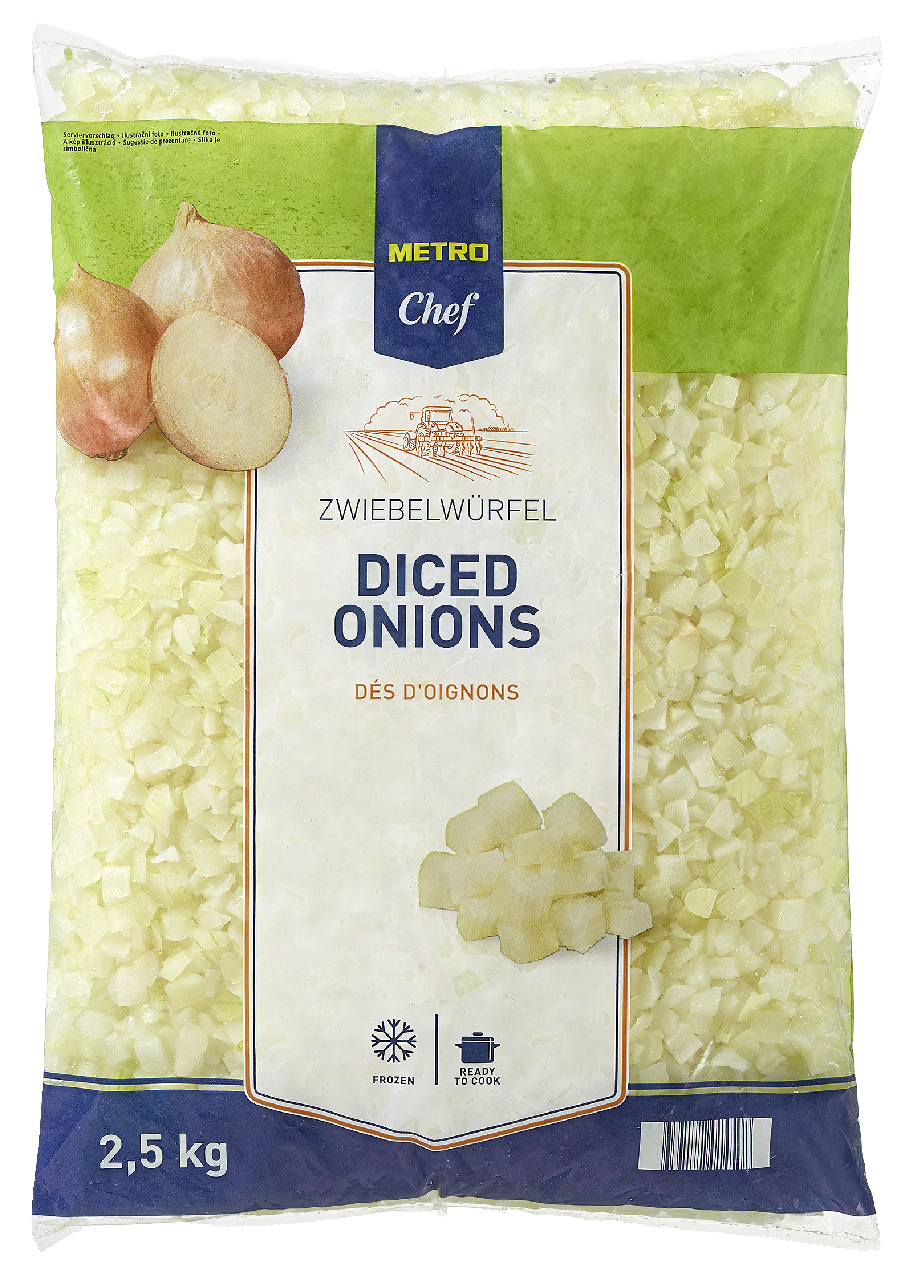 METRO Chef Cebola em Cubos 2,5kg