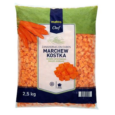 Cenoura em Cubos Congelada METRO Chef 2,5kg