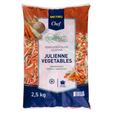 Mistura de Legumes Juliana METRO Chef Congelada 2,5kg