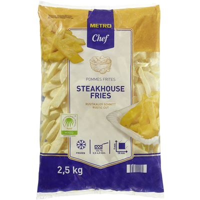Batata Steakhouse Congelada METRO Chef 2,5kg