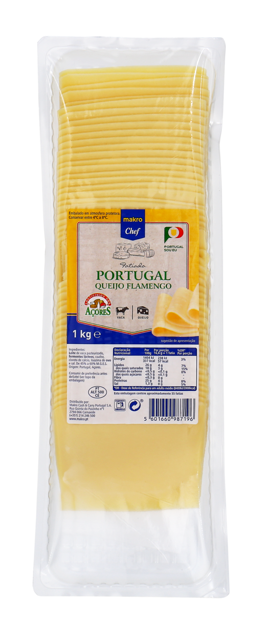 METRO Chef Queijo Flamengo Fatiado 1Kg