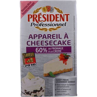 Preparado para Cheesecake Président Professionnel 1L
