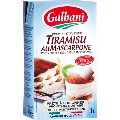Preparado para Tiramisu Galbani Professionale 1L