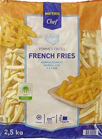 Batata para Fritar METRO Chef 9x9mm 2,5kg