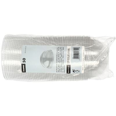 Tampas com Buraco para Copo 300ml Papstar 50 un