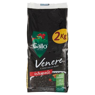 Arroz Venere Integral Riso Gallo 2kg