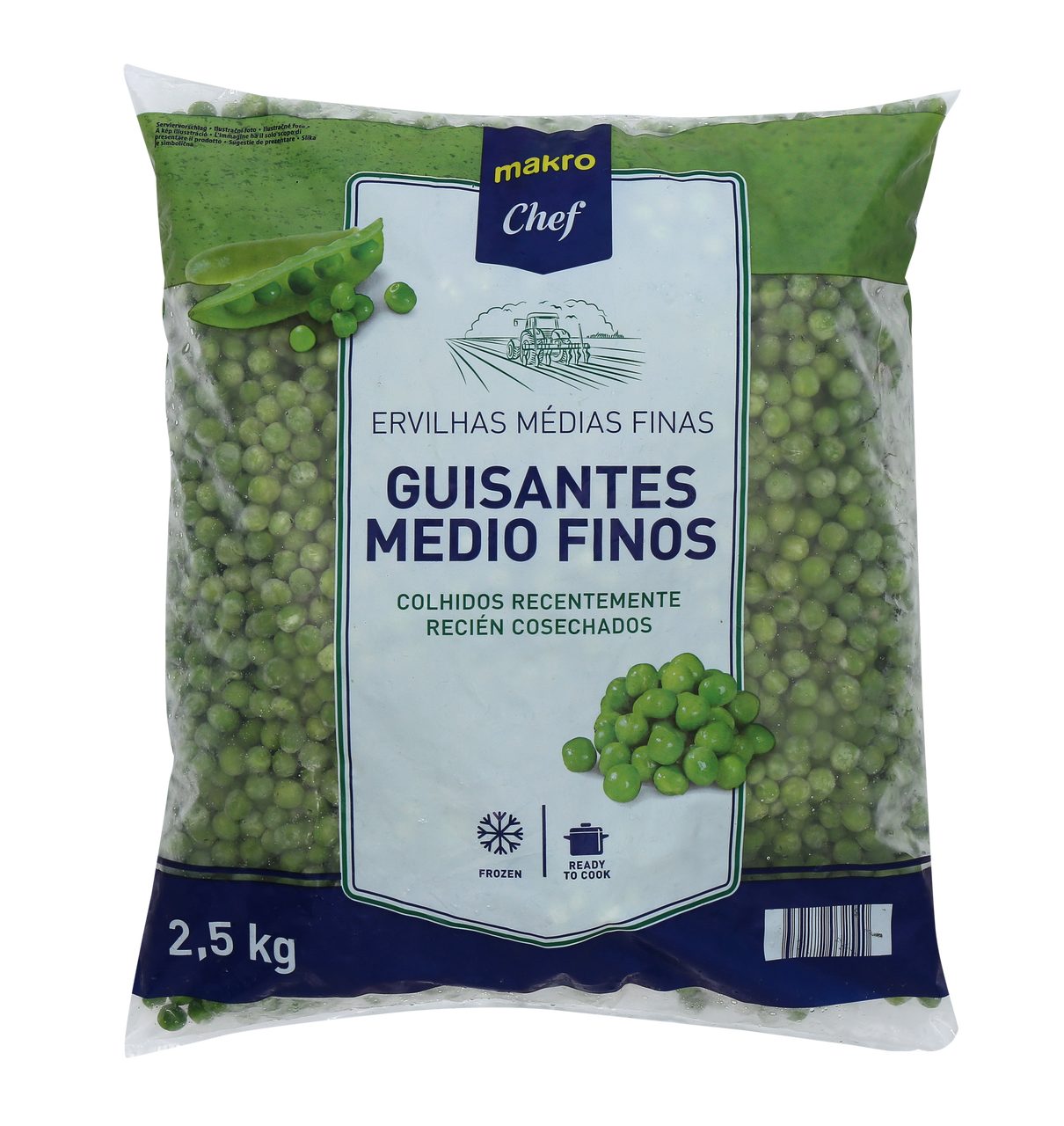 METRO Chef Ervilhas Médias Finas 2,5Kg