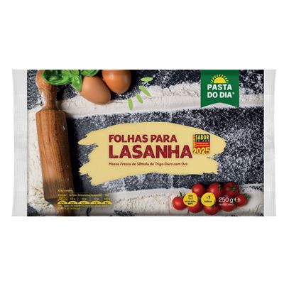 Folhas de Lasanha Frescas Pasta Dia 250g