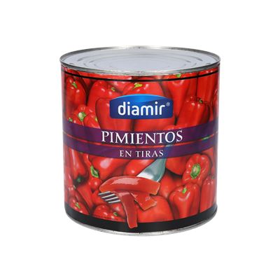 Pimento Vermelho em Tiras Diamir 2,5kg