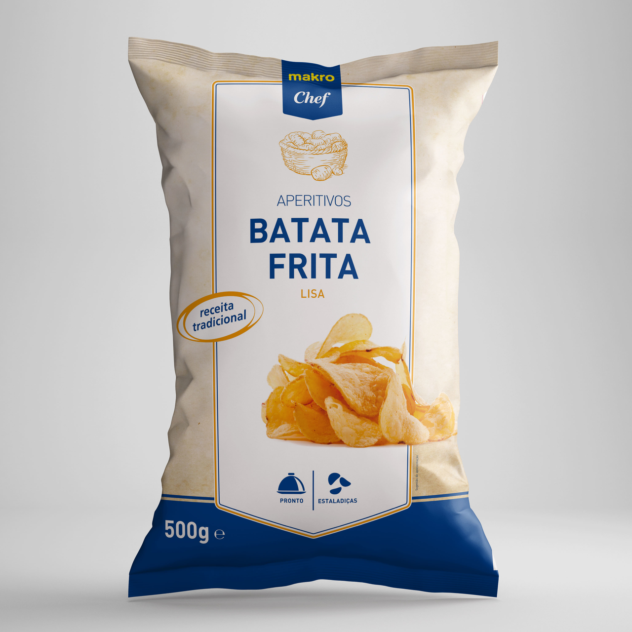 METRO Chef Batata Frita Rodelas 500 G X 5 Un