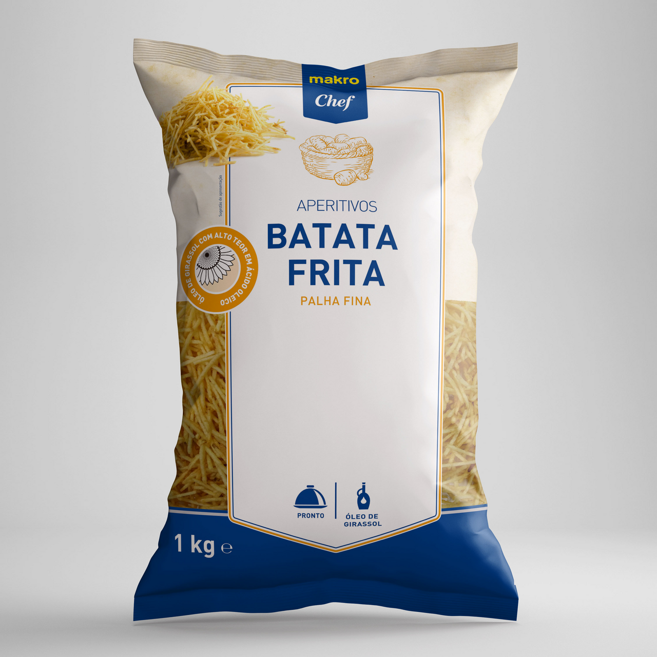 METRO Chef Batata Frita Palha Fina Com Sal 1 Kg