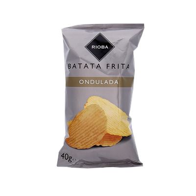 Batatas Fritas Onduladas Rioba 40g