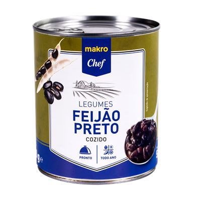 Feijão Preto em Conserva METRO Chef 820g