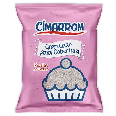 Chocolate Branco Granulado Cimarrom 500g