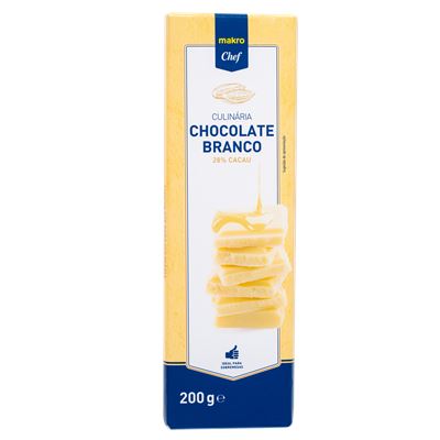 Chocolate Branco Culinária METRO Chef 28% Cacau