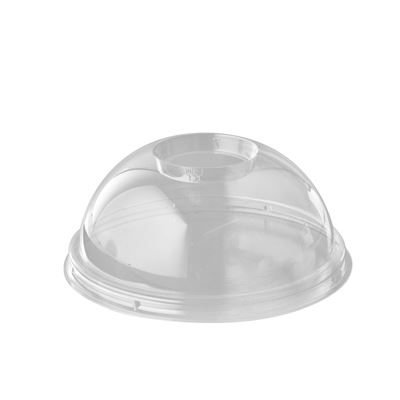 Tampas com Buraco para Copo 300/500ml Papstar Pure 100un