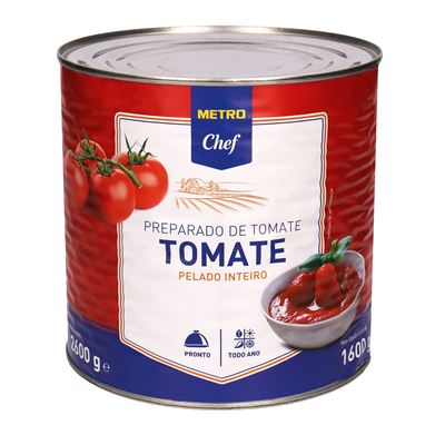 Tomate Pelado METRO Chef Lata 2,6kg