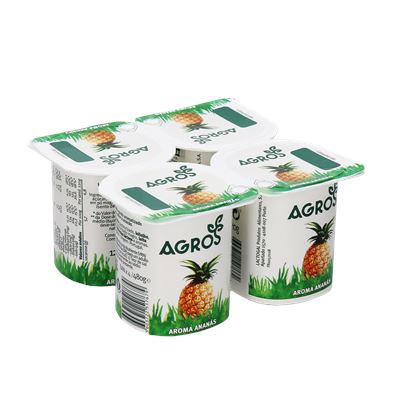 Iogurte Agros Aroma Ananás 4x120g