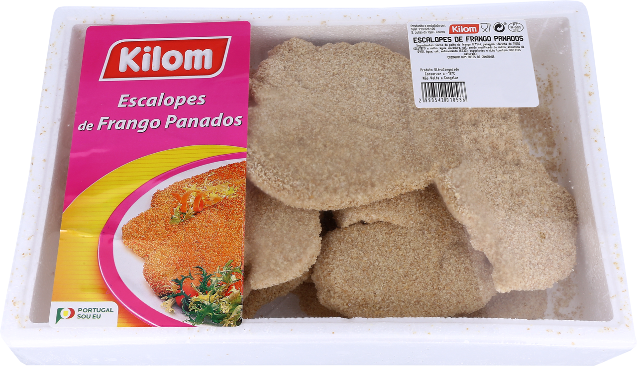 KILOM Escalopes Frango Panados 1,5 A 2 Kg